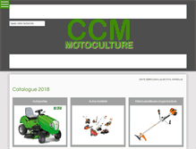 Tablet Screenshot of ccmmotoculture.com